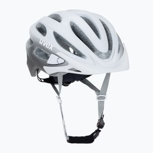 Fahrradhelm UVEX True CC WE weiß/grau matt