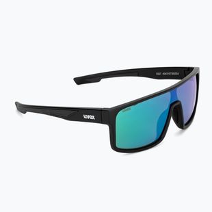 UVEX Sonnenbrille LGL 51 schwarz matt/grün verspiegelt 53/3/025/2215