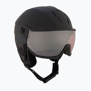 Skihelm UVEX Instinct Visor PRO V black matt/silver/silver