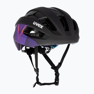 Fahrradhelm UVEX Rise Pro MIPS schwarz/galaxy matt