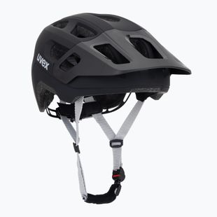 Kinder-Fahrradhelm UVEX React MIPS Jr black matte