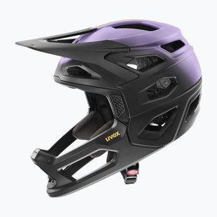 UVEX Fahrradhelm Revolt lila/schwarz matt