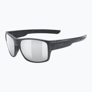 UVEX Sonnenbrille Esntl Urban schwarz matt/verspiegelt silber