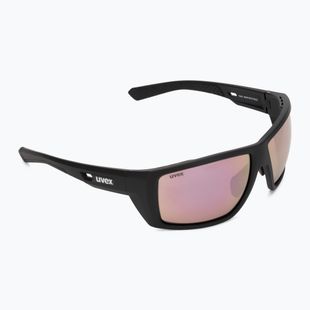 UVEX Mtn Venture CV schwarz matt/verspiegelt rosa Sonnenbrille