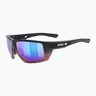 UVEX Mtn Venture CV schwarz demi matt/verspiegelt blau Sonnenbrille