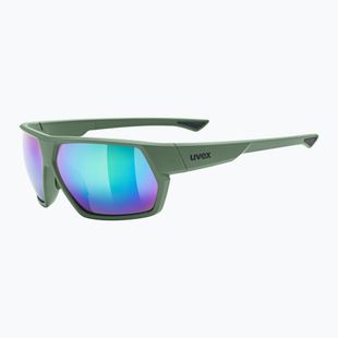 UVEX Sportstyle 238 moosmatt/grün verspiegelte Sonnenbrille