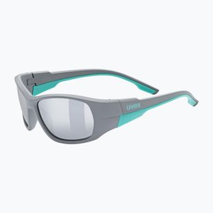 UVEX Kindersonnenbrille Sportstyle 514 grau matt/verspiegelt silber