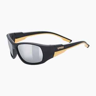 UVEX Kindersonnenbrille Sportstyle 514 schwarz matt/verspiegelt silber