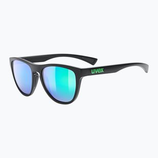 UVEX Sonnenbrille Esntl Spirit schwarz matt/grün verspiegelt