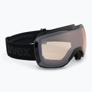 Skibrille UVEX Downhill 2100 V black shiny/mirror silver clear