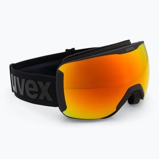 Skibrille UVEX Downhill 2100 CV black matt/mirror orange yellow