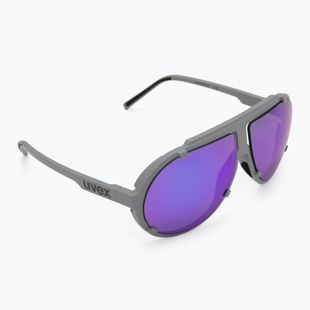 UVEX Sonnenbrille Esntl Pina grau matt/violett versilbert