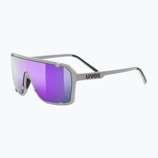 Sonnenbrille UVEX Esntl Epic grey matt/mirror purple