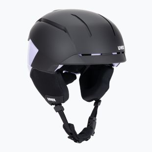 Skihelm UVEX Levitate MIPS black/lavender matt