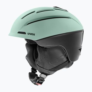 Skihelm UVEX Gravitate oxid green/black matt