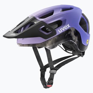 UVEX React MIPS Fahrradhelm lila/eiche matt