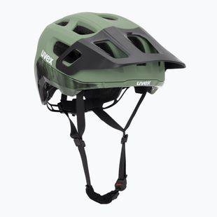 UVEX React MIPS Fahrradhelm moosgrün/schwarz matt