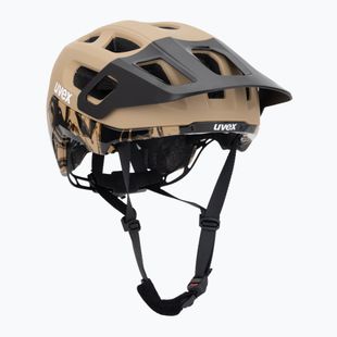UVEX React MIPS Fahrradhelm desert/schwarz matt