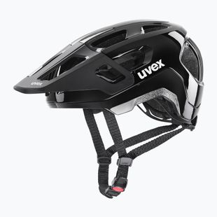 Kinder-Fahrradhelm UVEX React Jr black matte