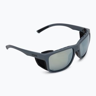UVEX Sportstyle 312 steinblau matt/verspiegelt silberne Sonnenbrille