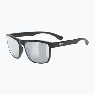 Kinder-Sonnenbrille UVEX Rookie Jr black matt/mirror silver