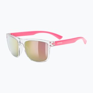 Kinder-Sonnenbrille UVEX Rookie Jr clear pink/mirror pink