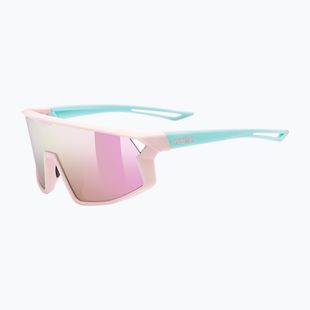 UVEX Kindersonnenbrille Skyryse Jr rosa/grün matt/rosa versilbert