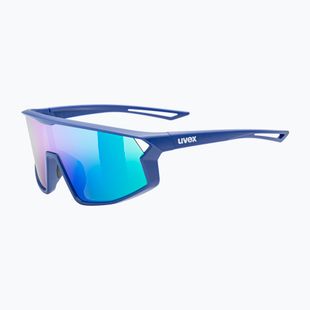 UVEX Kindersonnenbrille Skyryse Jr blau matt/grün verspiegelt