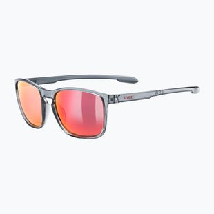 UVEX Sonnenbrille LGL 52 Rauch/Spiegel rot