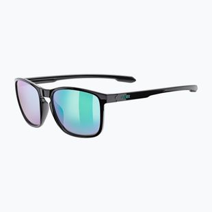 UVEX Sonnenbrille LGL 52 schwarz/grün verspiegelt