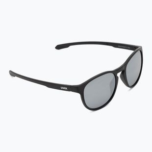 UVEX Sonnenbrille LGL 53 schwarz matt/verspiegelt silber