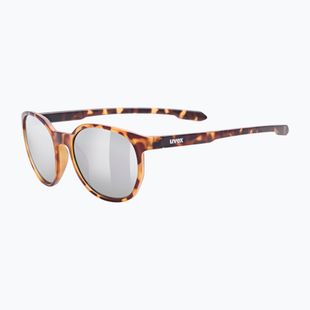 UVEX Sonnenbrille LGL 54 havanna matt/litemirror silber