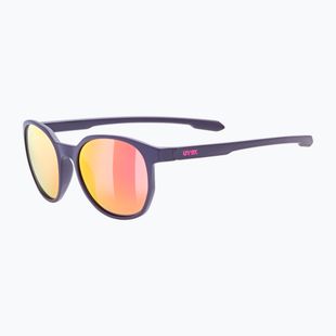 UVEX Sonnenbrille LGL 54 blau matt/verspiegelt lila