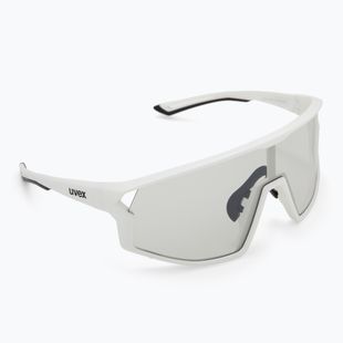 Sonnenbrille Uvex Skyryse V white matt/litemirror silver