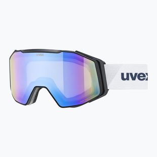 Skibrille UVEX Gravity FM S2 black matt/mirror blue