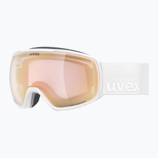 Skibrille UVEX Victorious V S1-S3 white matt/vario rose mirror