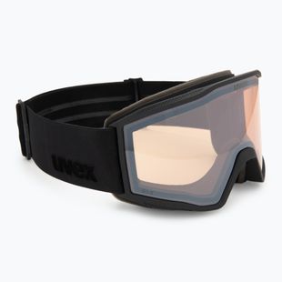 Skibrille Uvex Blast V black matt/vario silver mirror