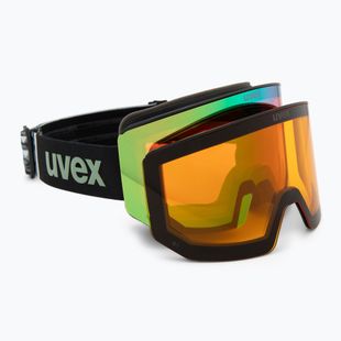 Skibrille Uvex Lace Attract FM black matt/mirror opal