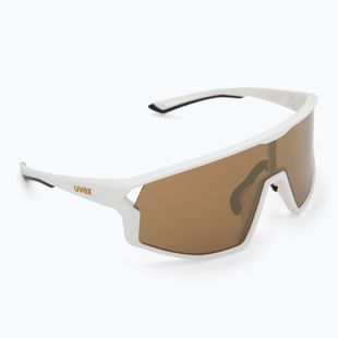 Sonnenbrille Uvex Skyryse white matt/mirror gold