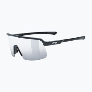 Sonnenbrille Uvex Dyrt black matt/mirror silver