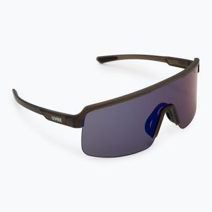 Sonnenbrille Uvex Dyrt smoke matt/mirror blue