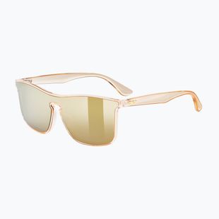 Sonnenbrille UVEX Heyday clear gold/mirror gold