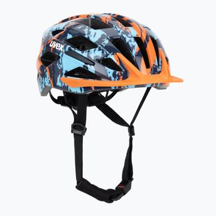 Fahrradhelm Kinder UVEX Air Wing 2 papaya/bubble blue
