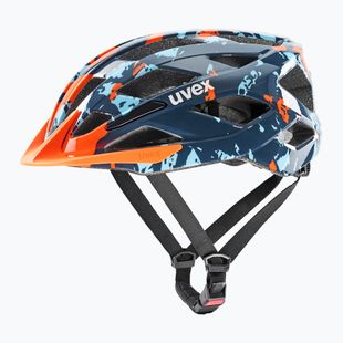 Kinderfahrradhelm UVEX Air Wing 2 papaya/bubble blue