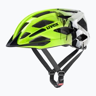 Kinderfahrradhelm UVEX Air Wing 2 neon yellow/black