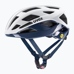 Fahrradhelm UVEX I-Volute Mips white/dusk blue matte