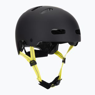 Kinderhelm UVEX Kid 4 Style bam black/lime matt