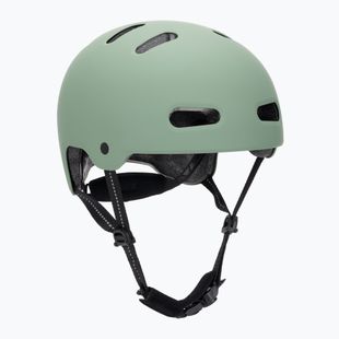 Kinderhelm UVEX Kid 4 Style bam moss green/papaya matt