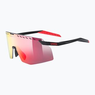 Sonnenbrille UVEX Pace Stage black matt/mirror red
