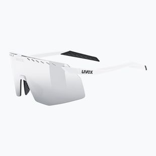 Sonnenbrille UVEX Pace Stage white matt/mirror silver